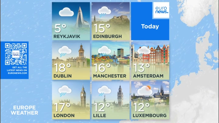Weather Europe today (2026/10/26)