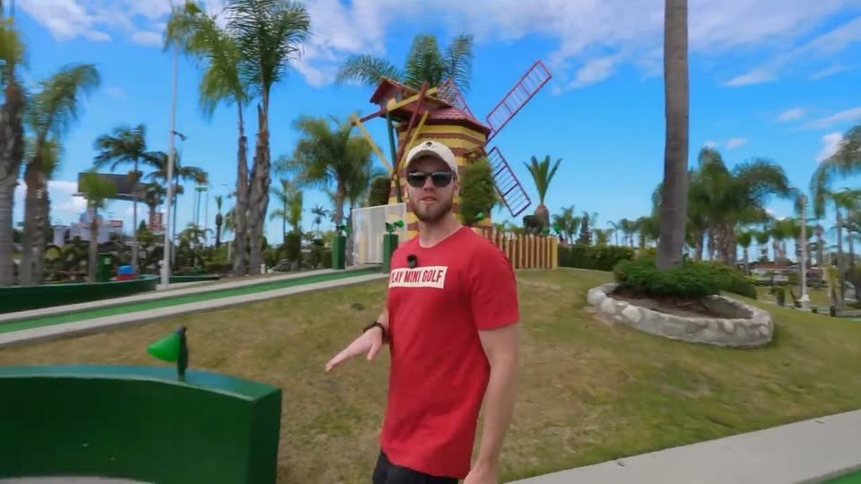 Old school mini golf course fun