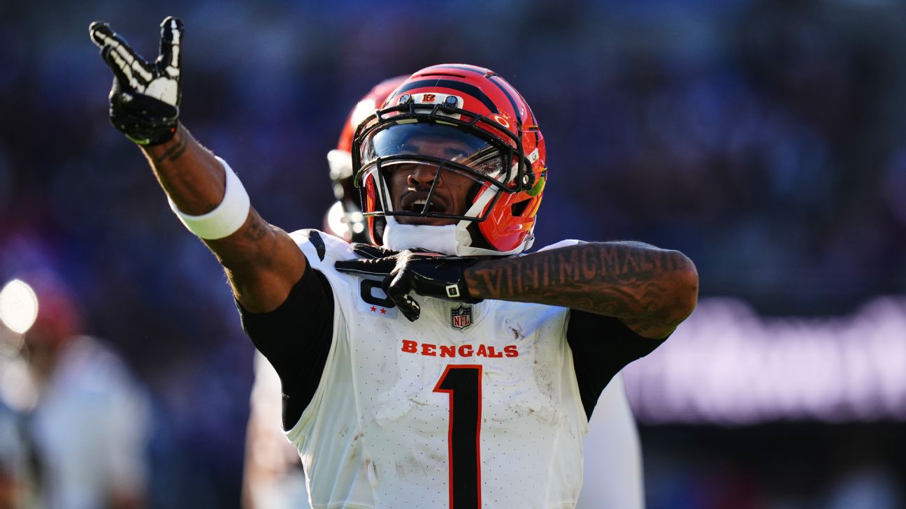 Chase's fiery halftime speech inspires Bengals to comeback win vs. Ravens