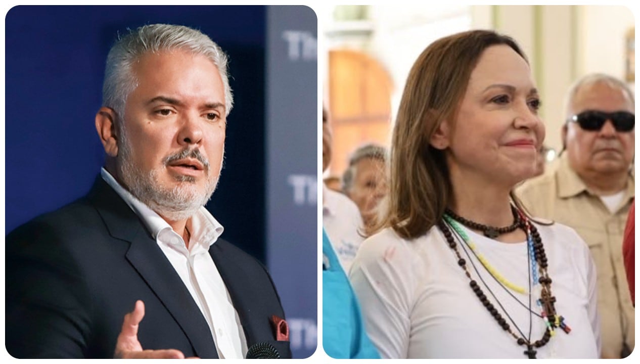 Iván Duque calificó el regreso de María Corina Machado a Venezuela como ...