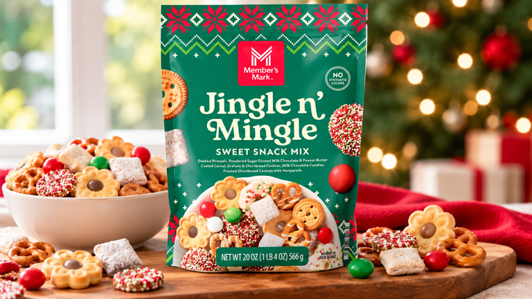 Discover Sam's Club's $7.98 Jingle & Mingle mix: A holiday snack sensation!