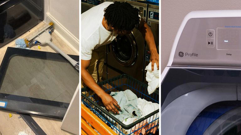 Someone could have been hurt: Man puts a load of laundry in his GE ...