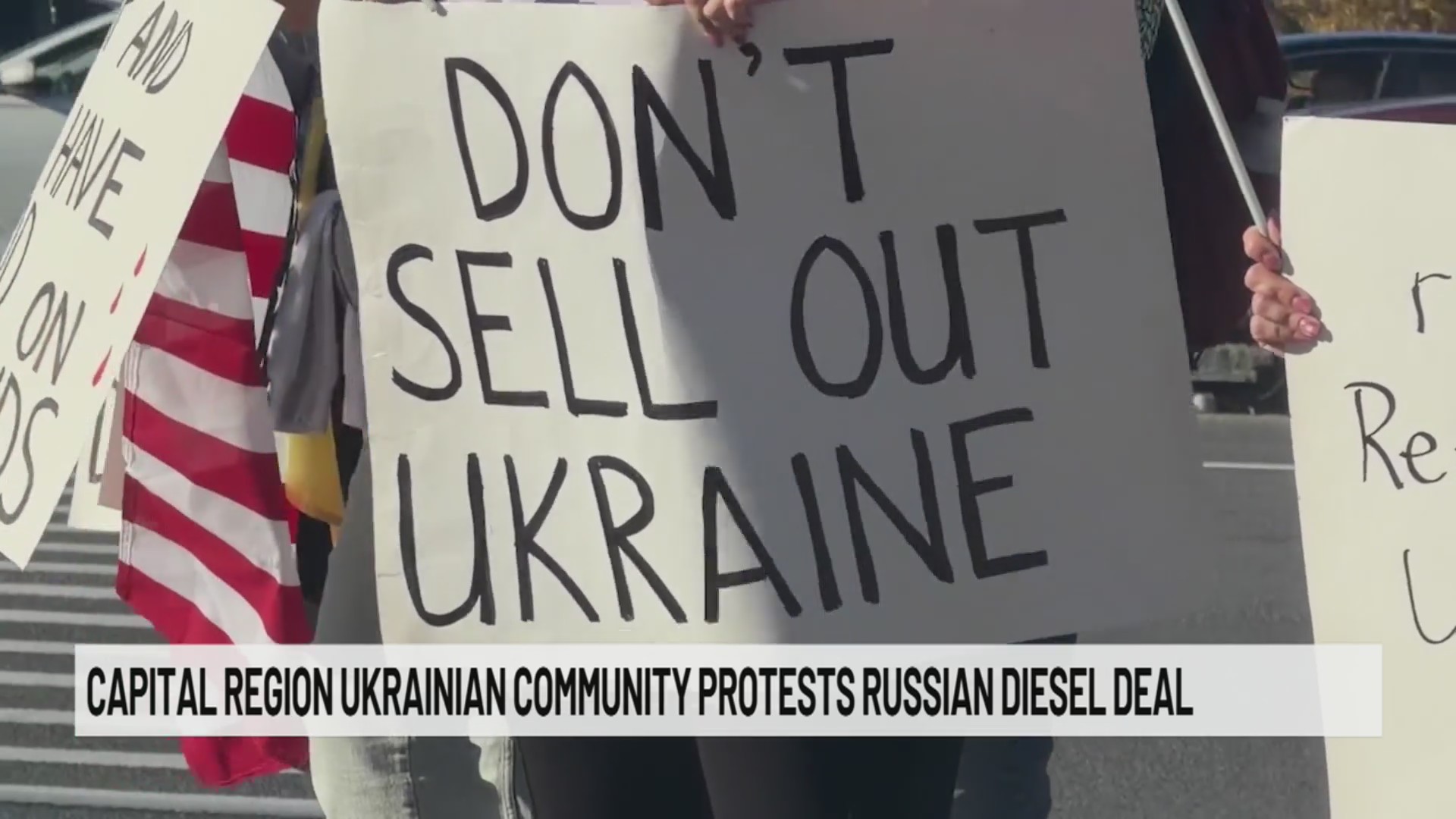 Capital Region Ukrainian community protests Russian diesel deal