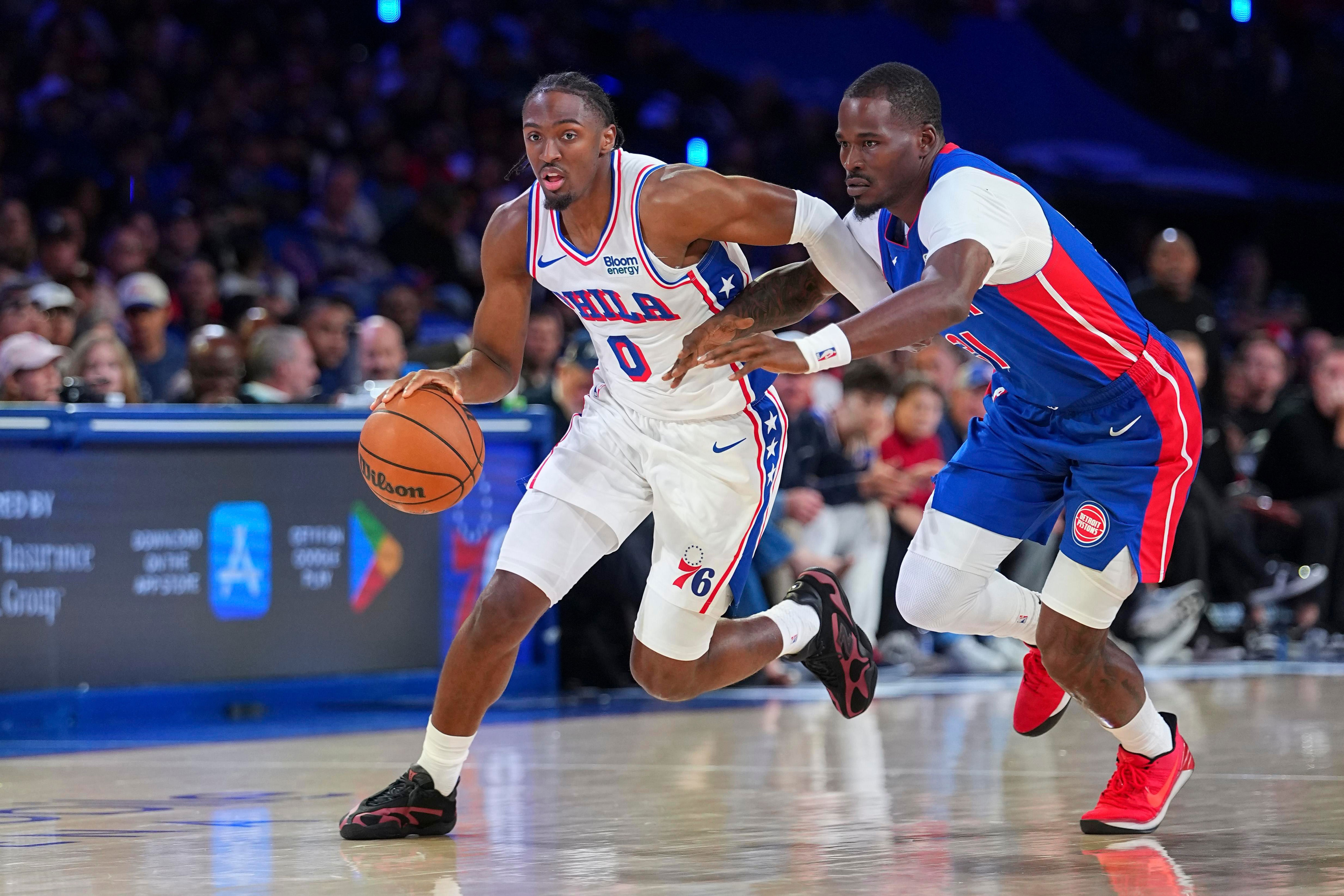 Shorthanded Sixers can't complete comeback, suffer first loss vs. Pistons