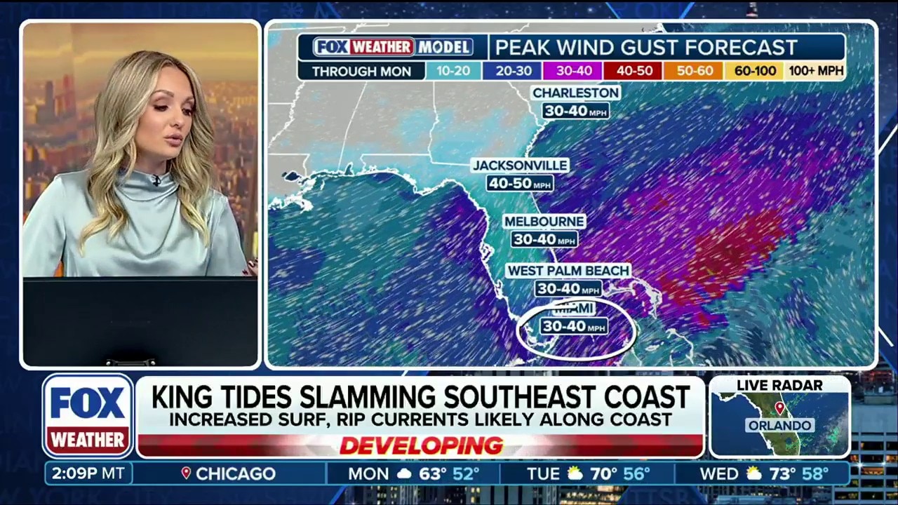 Southeast coast braces for major flooding as king tides peak over next ...