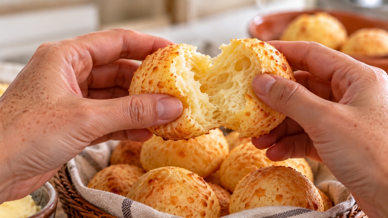 These Brazilian cheese buns use tapioca instead of wheat flour