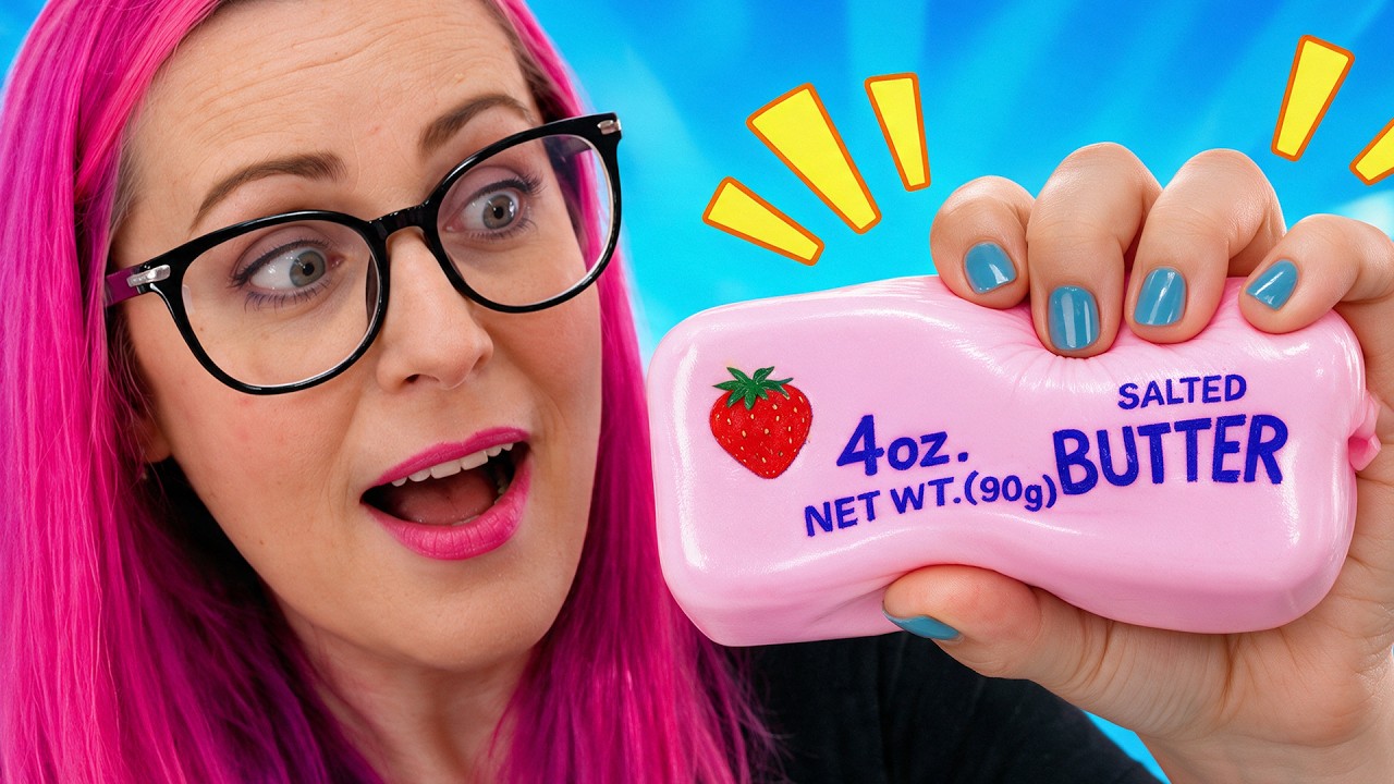 3 DIYs fofos e fáceis para fazer em casa 🍟🧈👓 Mochila maluca, squishy ...