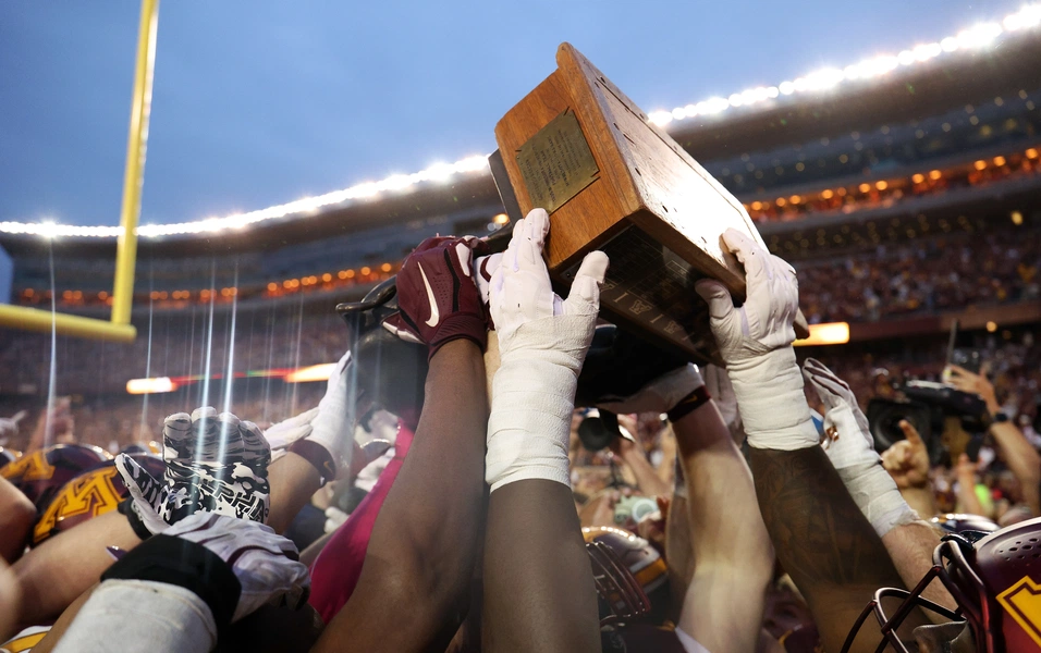 Gophers stun No. 15 Iowa to complete rivalry trophy sweep