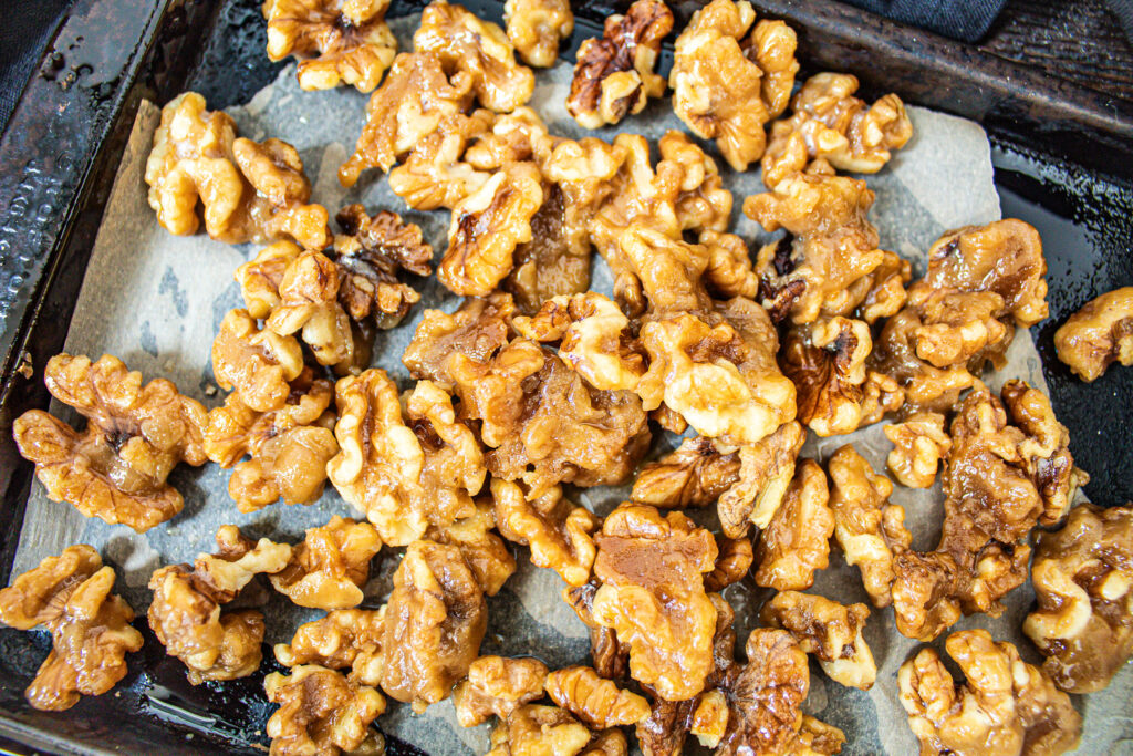 Brown sugar candied walnuts