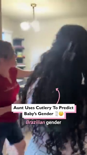 If you sit on the fork, it's a boy