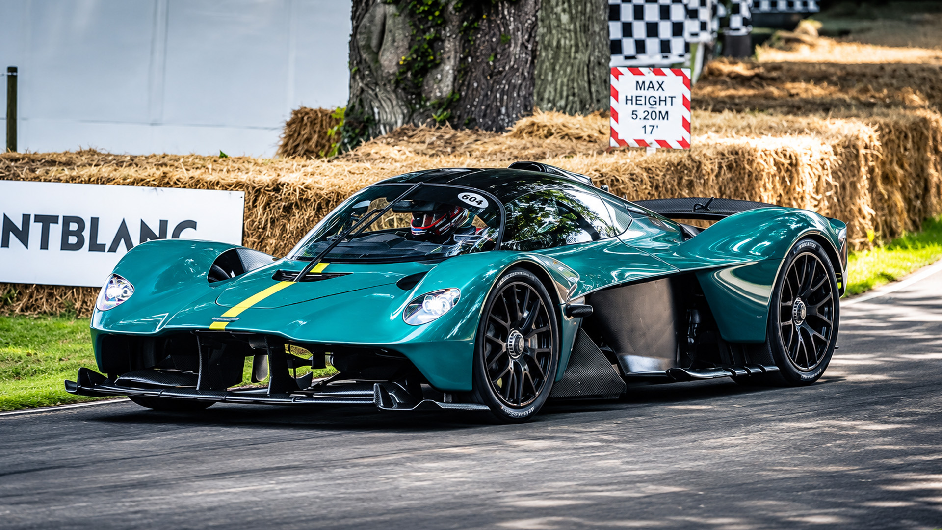 Aston Martin Valkyrie V12 engine sounds at Goodwood