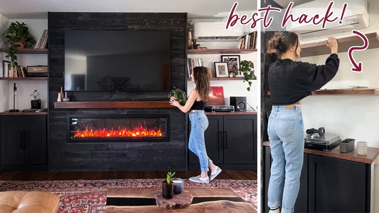 Create the ultimate fireplace wall