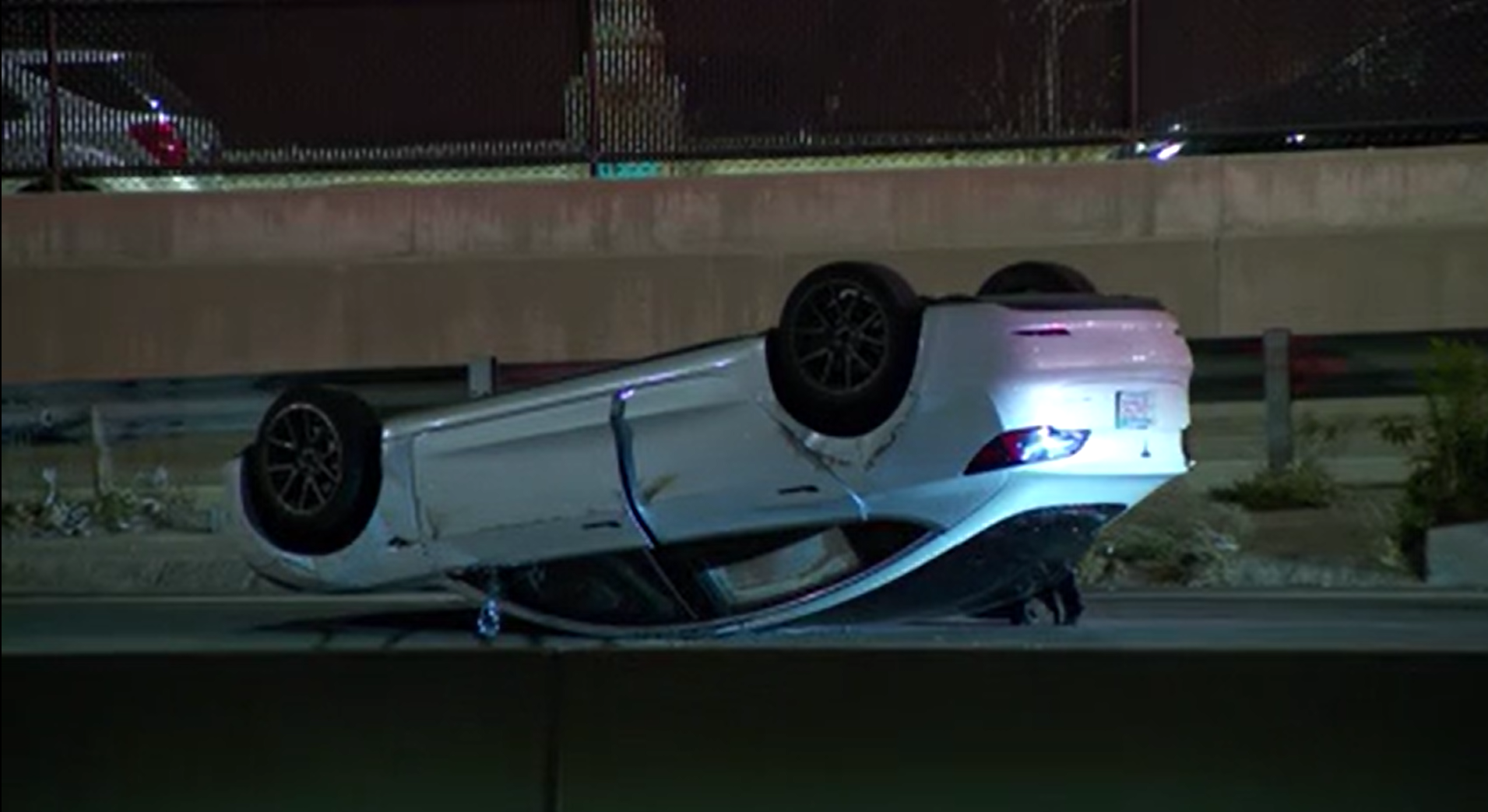 Two lanes shut down on Mass Pike after rollover crash