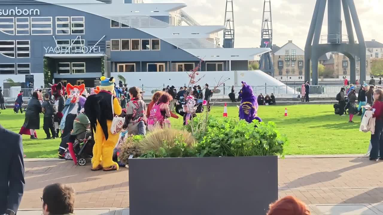 Cosplayer at day 3 of the annual MCM Comic Con London