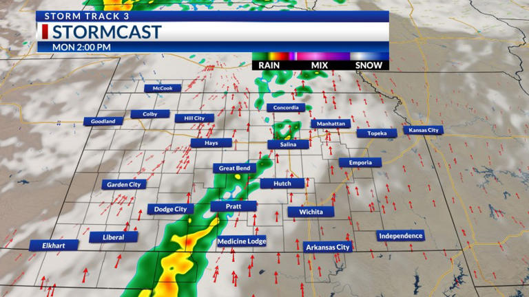 Storm Track 3 forecast: Damp start to the workweek with cool temps