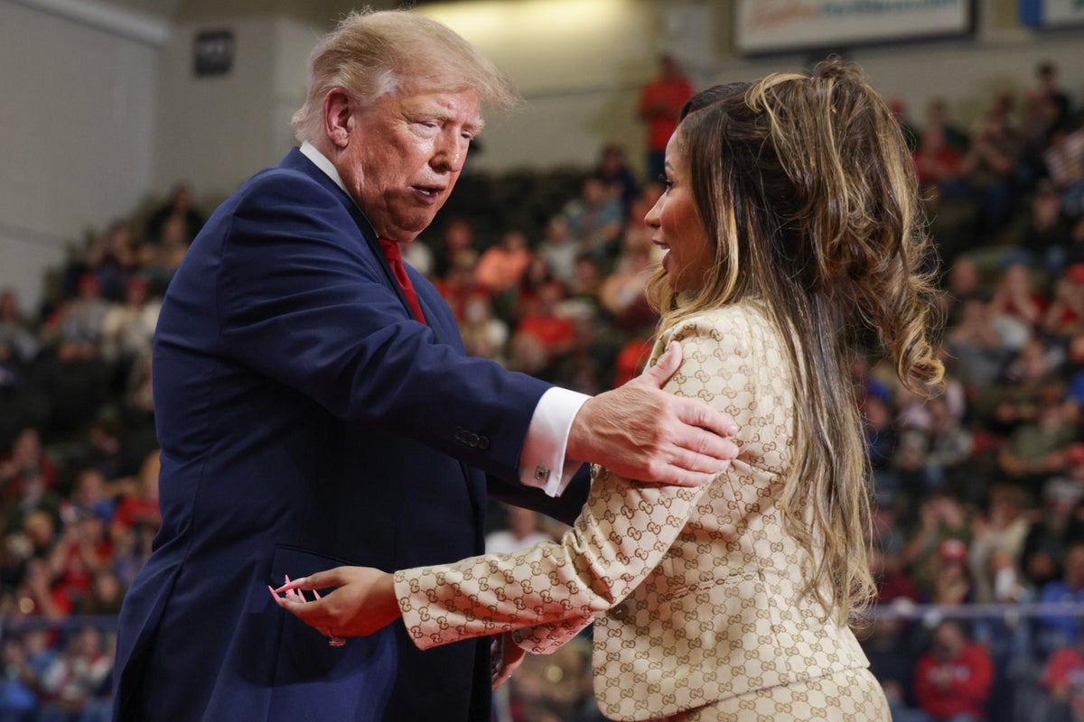 Trump focuses on Nicki Minaj’s rear, AOC and owning Greenland at rally