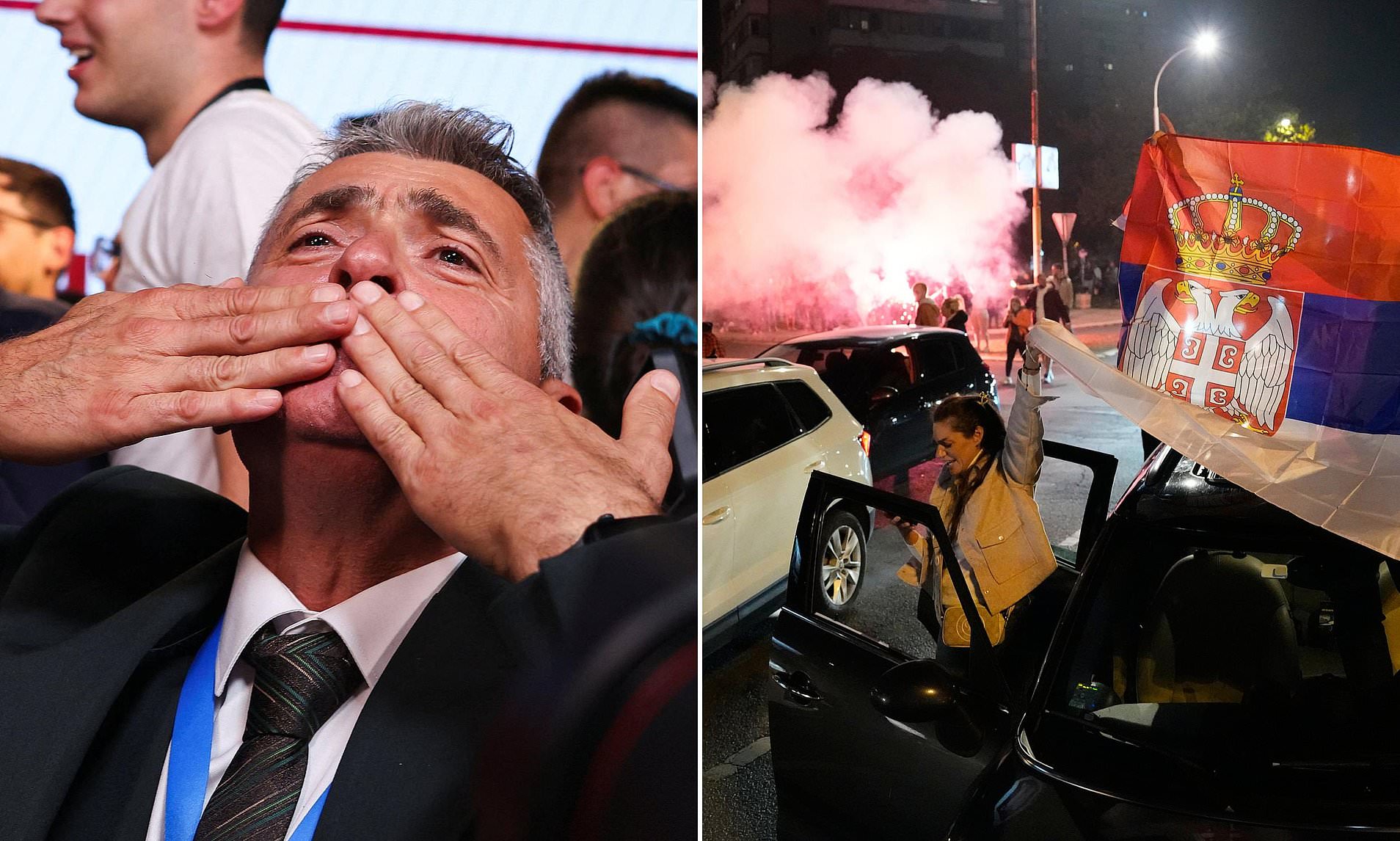 Serbia's long-standing Putin-suporting leader concedes defeat to student-led protest movement