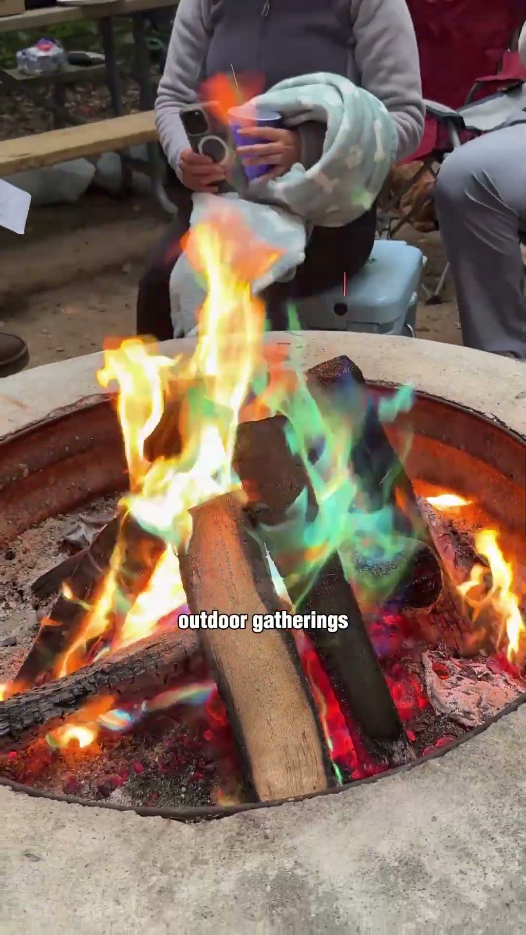 Turn your fire into colors instantly 🤯