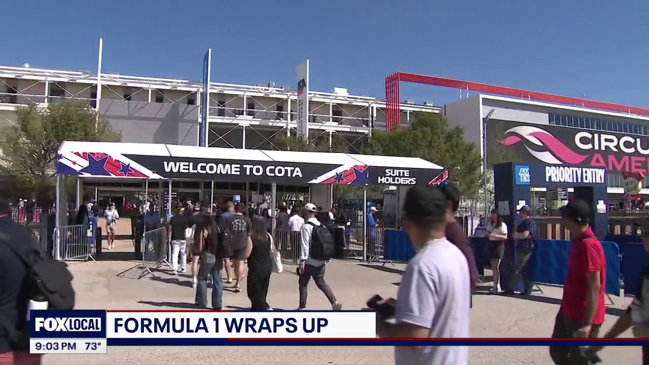 Formula 1 racing fans pack Circuit of the Americas