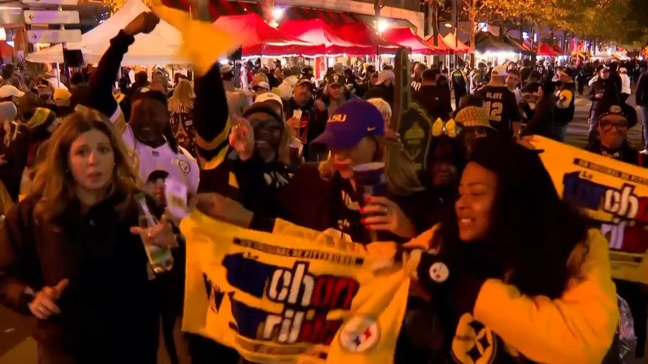 Steelers and Saints fans leave stadium after NFL game in France and ...