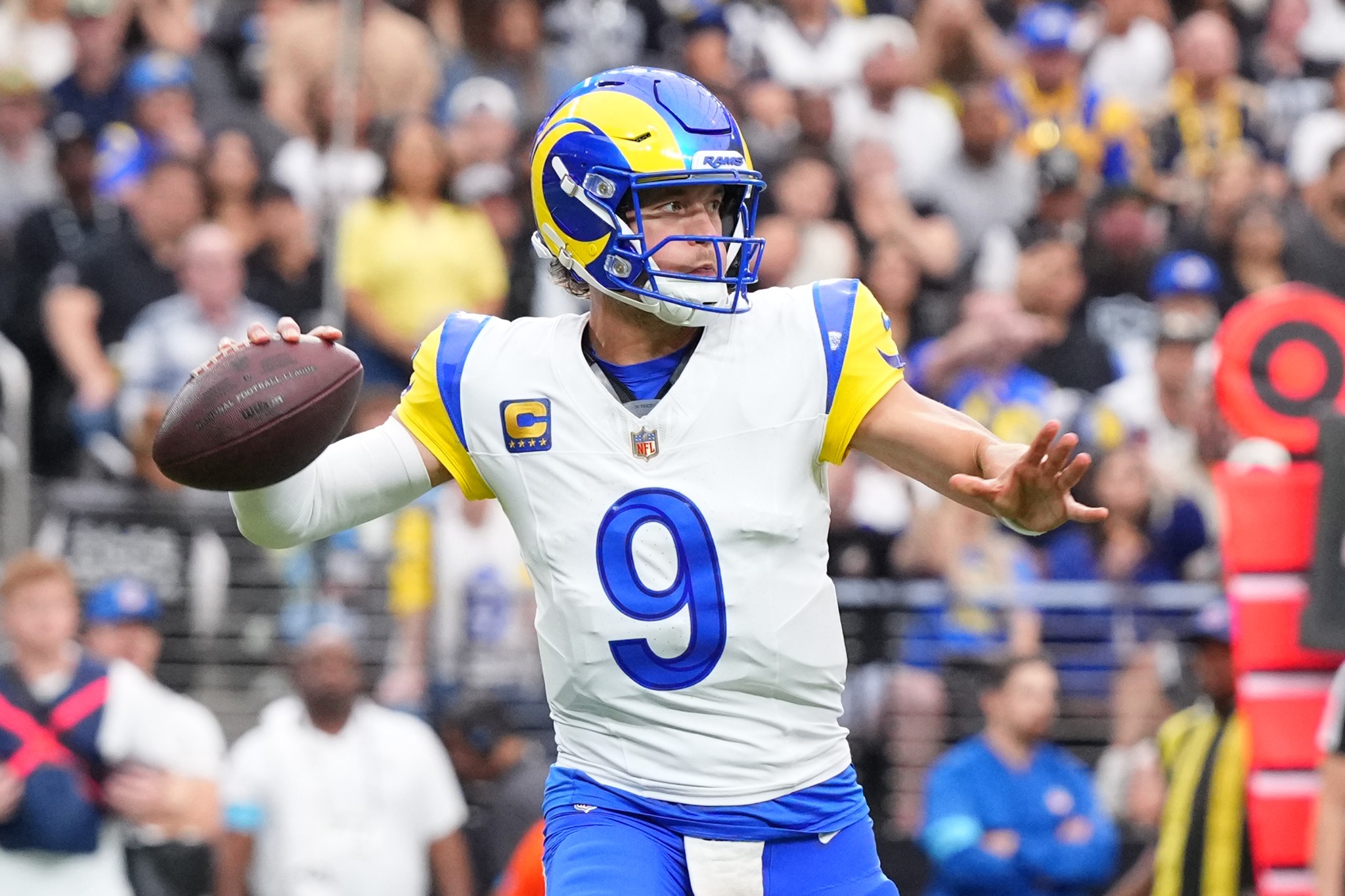 Matthew Stafford makes NFL passing history during Rams-Raiders game