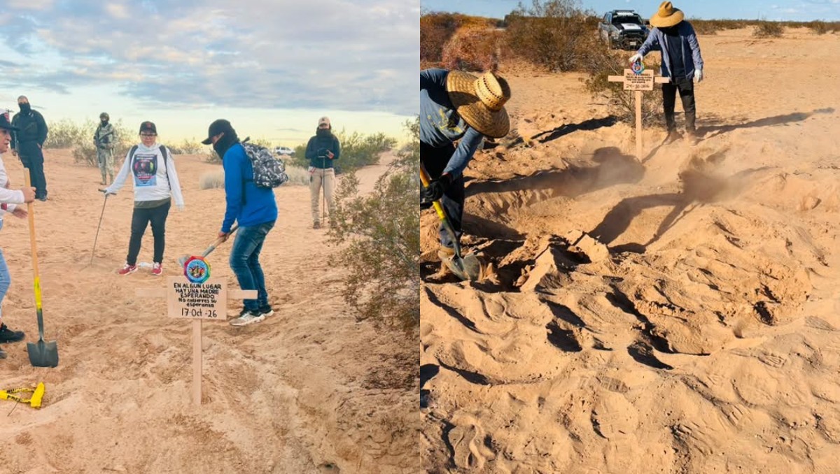 Encuentran 3 fosas con restos humanos al sur de San Luis Río Colorado