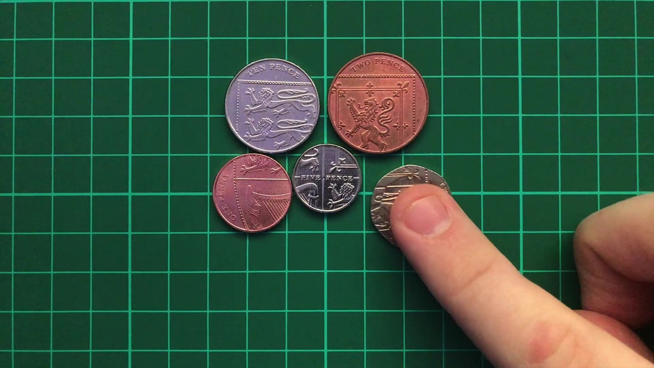 UK coins form the royal shield when pieced together