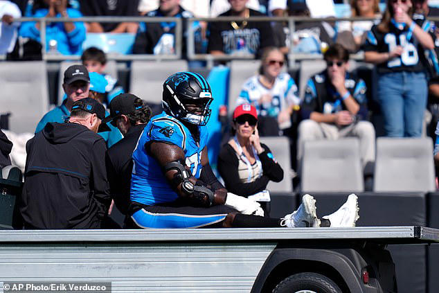 Panthers star suffers sickening broken leg in just his second game back ...