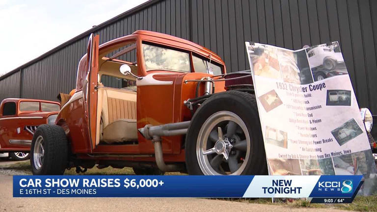 Des Moines car show raises support for family of teen killed in Indianola