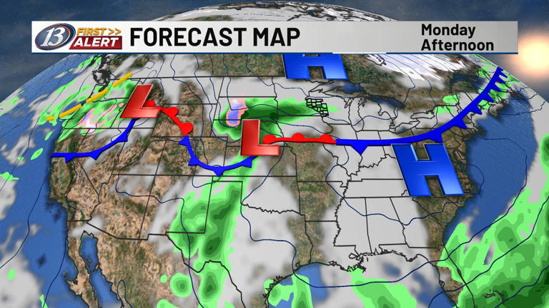 A few rain chances this final week of October, as milder temperatures ...