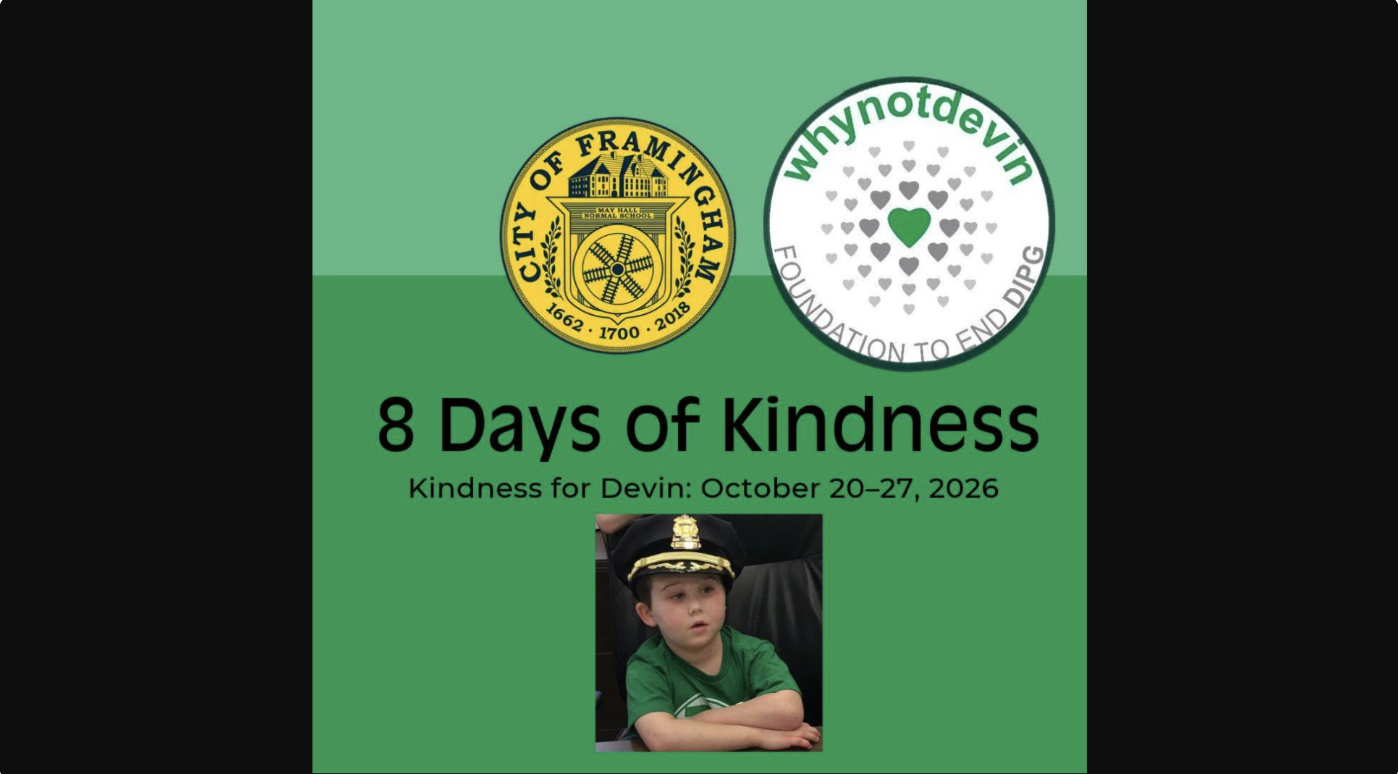 Framingham invites community to spread a smile in Devin Suau’s memory
