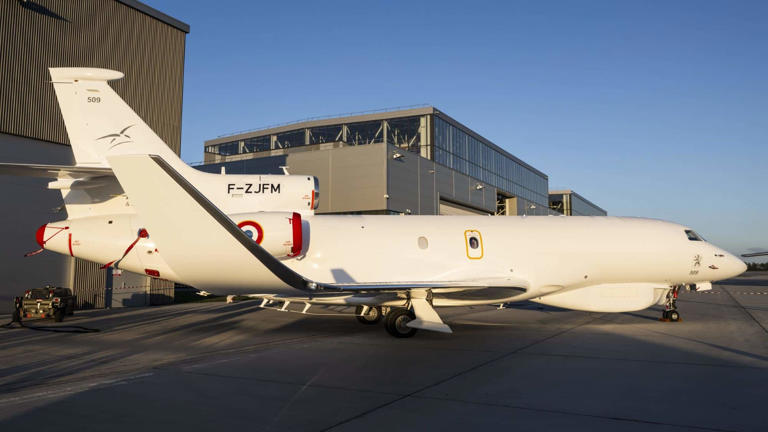 France's Archange SIGINT aircraft arrives at Évreux Air Base ahead of ...