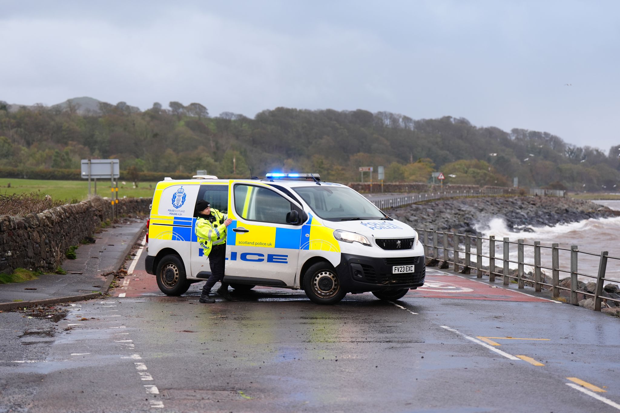 Man dies after being hit by falling tree as Storm Boelo batters UK