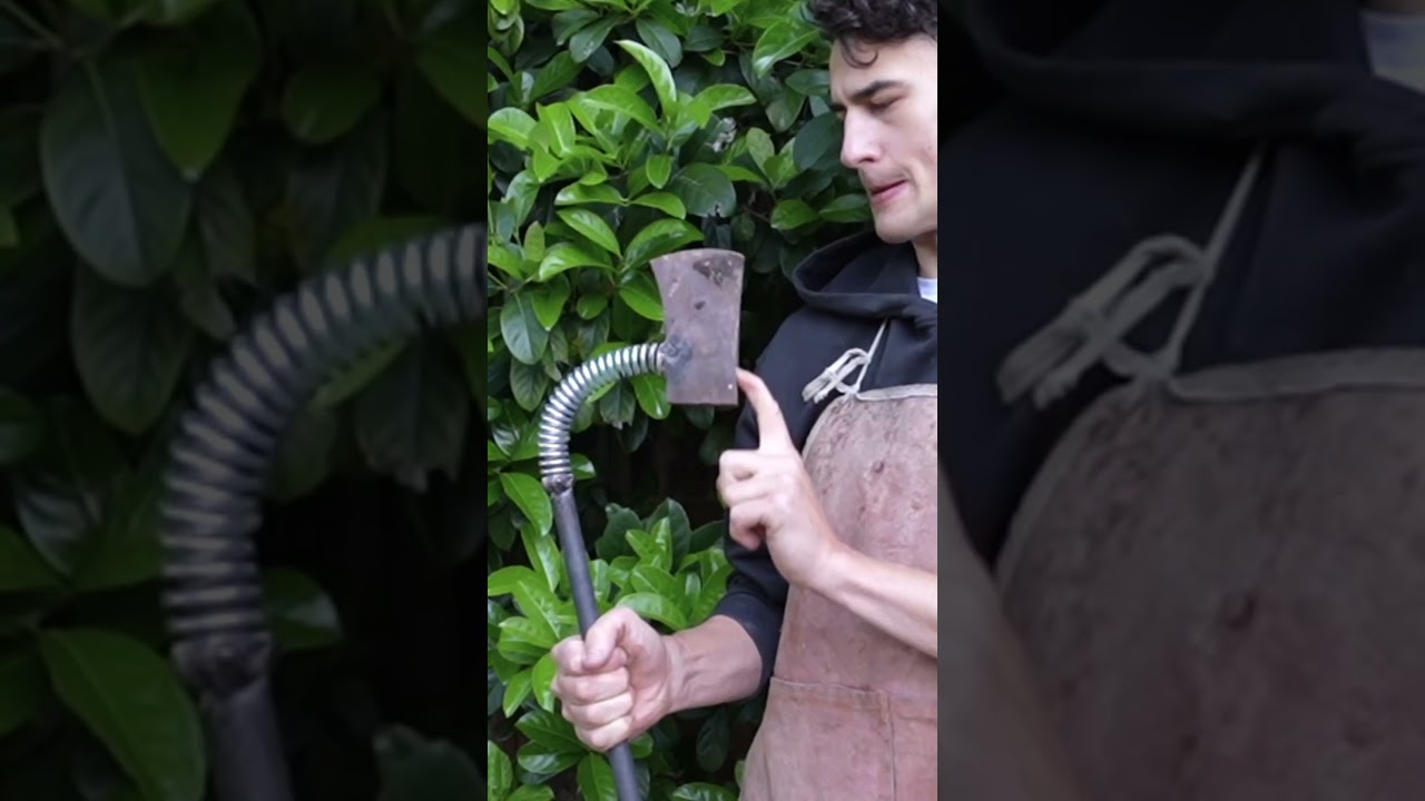 I built a spring-powered log splitter