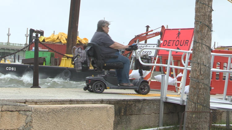 FDOT adjusts for king tide as Matanzas River seawall project prompts ...