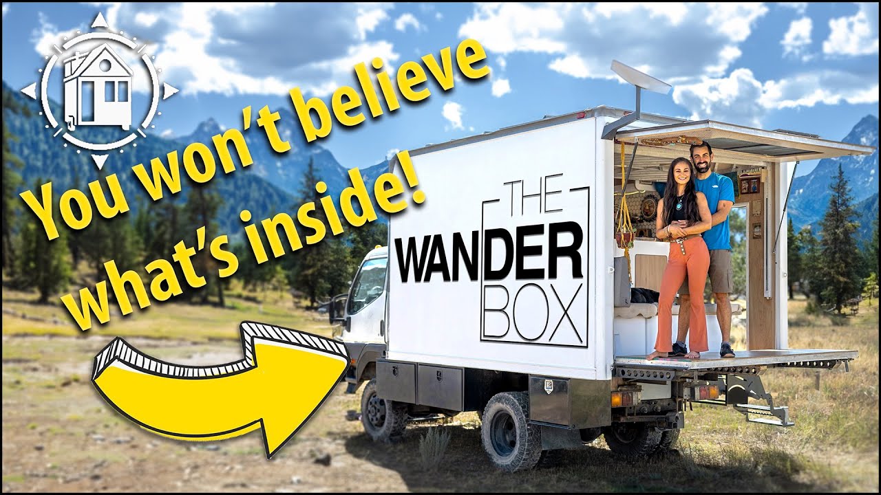 Fabulous studio apartment hidden inside of a box truck?
