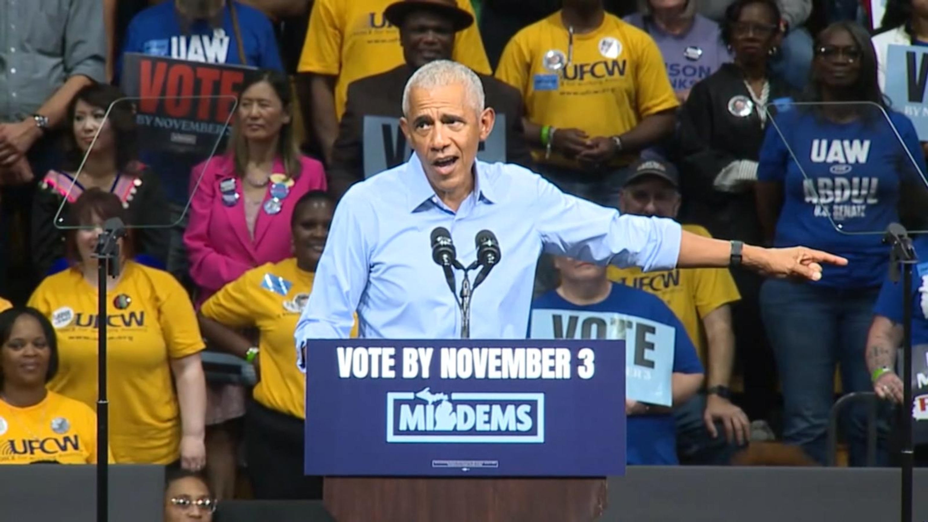 Midterm blitz across battleground states
