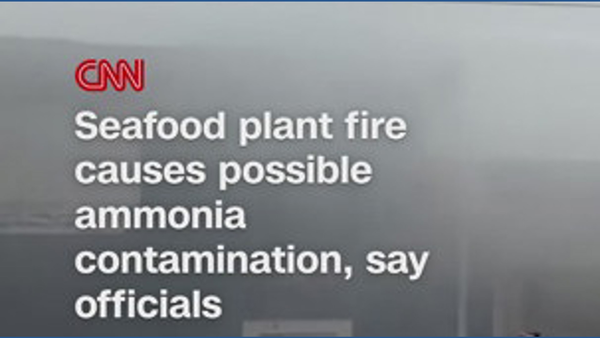 Oregon seafood plant fire evacuations