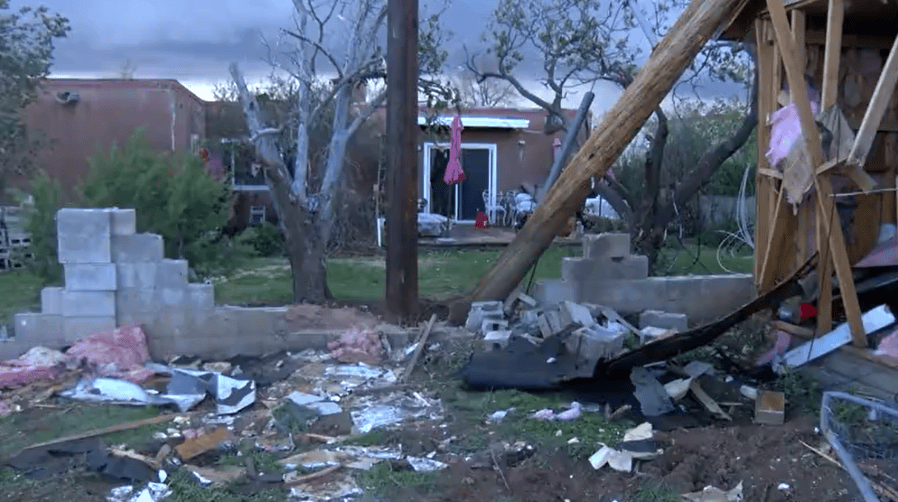 First tornado in decades in Santa Fe damages homes, displaces families