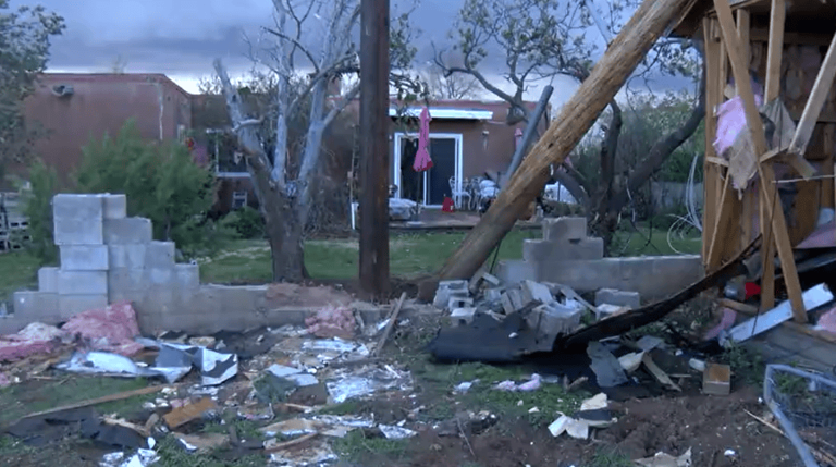 First tornado in decades in Santa Fe damages multiple homes and ...