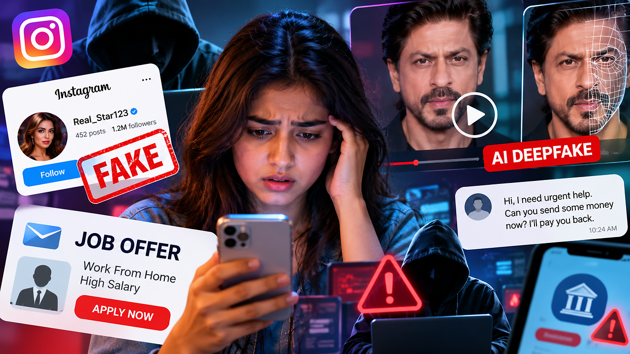 Fake Instagram profiles to AI deepfakes: 5 online scams Gen Z should ...