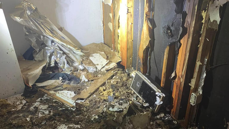 Fire in electric wall heater damages house in Cornelius