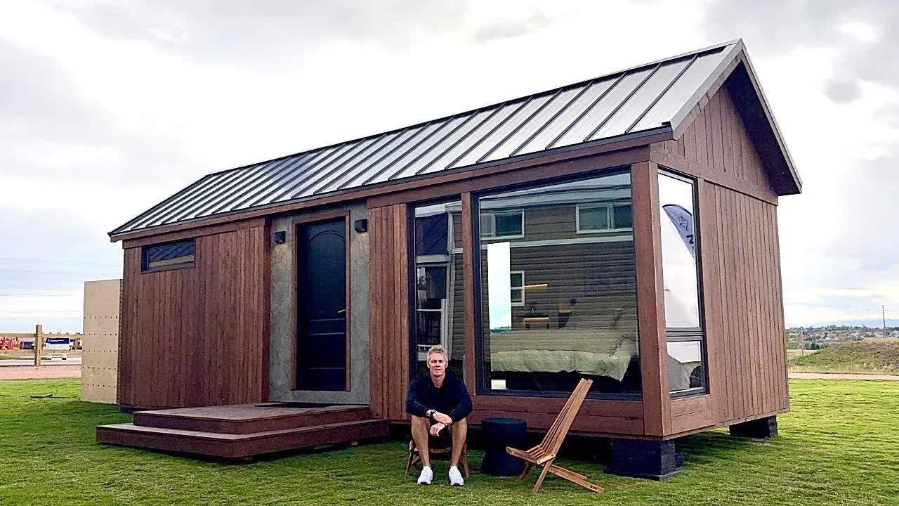 Inside the brand new prefab home with features I was not expecting