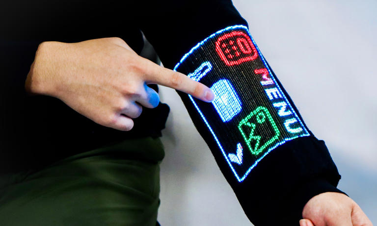 This touchscreen is made from thread, and scientists want to put it in ...