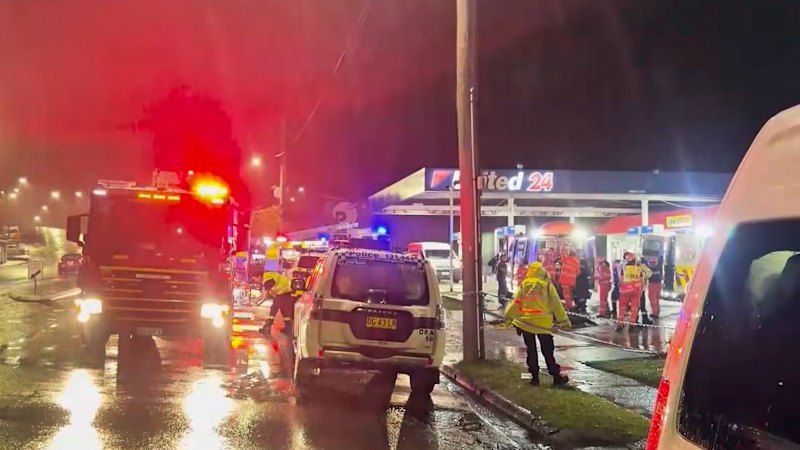 Man dies after being hit and dragged by ute at NSW petrol station