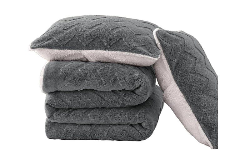 This comforter set worked like a charm warming up a chilly bedroom in a ...