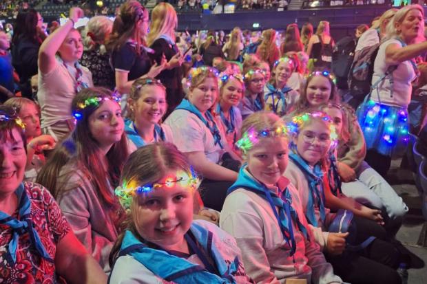 Over 100 Isle of Wight guides and rangers attend Girlguiding gig in Wembley