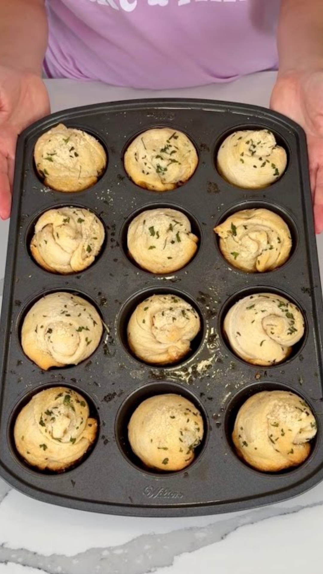 Parmesan garlic muffins make a savory side dish