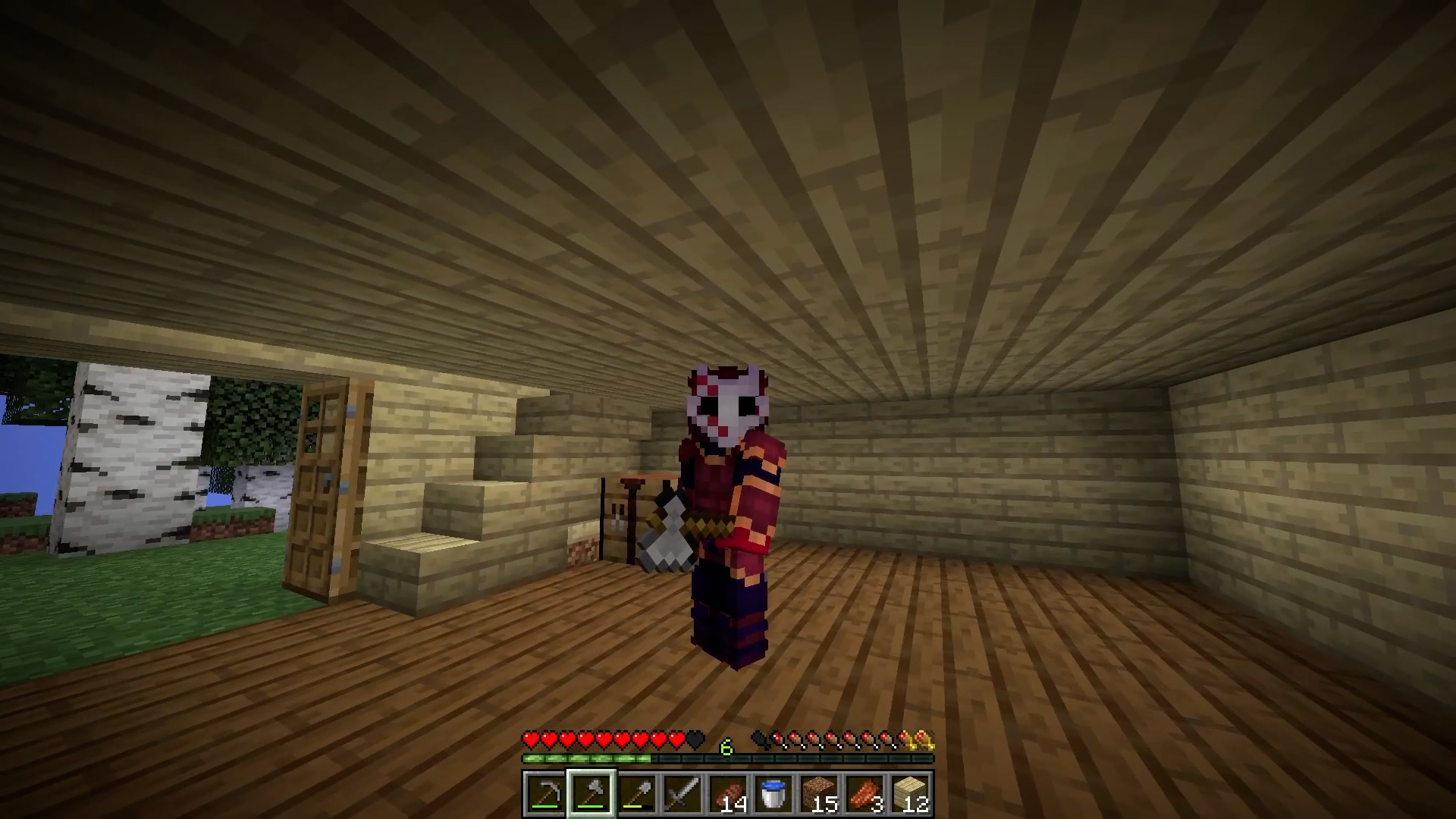 Building a hidden trap in Minecraft