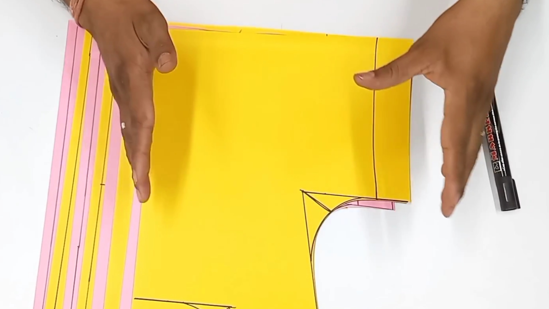 How to cut a boat neck blouse with back hooks step by step